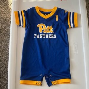 Colosseum Kids Blue and Gold Pitt Panthers Jersey